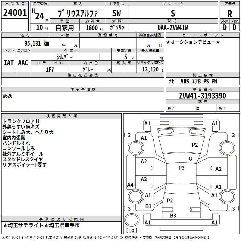 TOYOTA PRIUS ALPHA