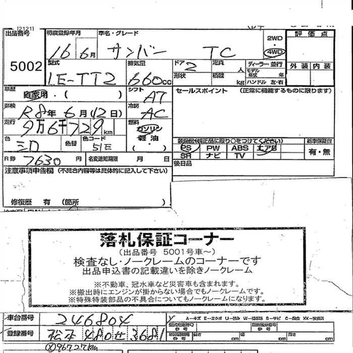 SUBARU SAMBAR
