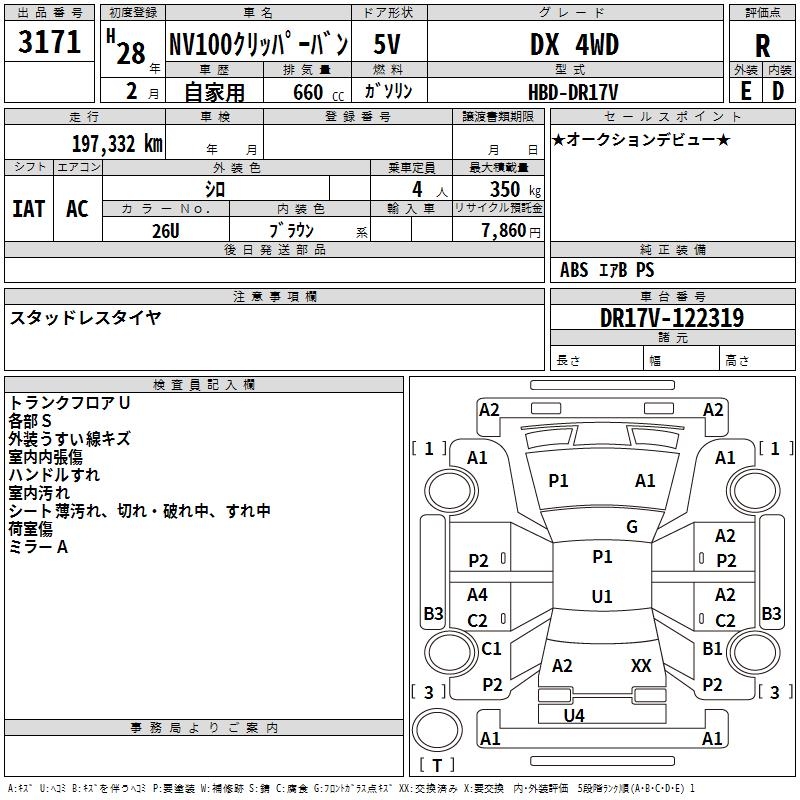 NISSAN NV100 CLIPPER