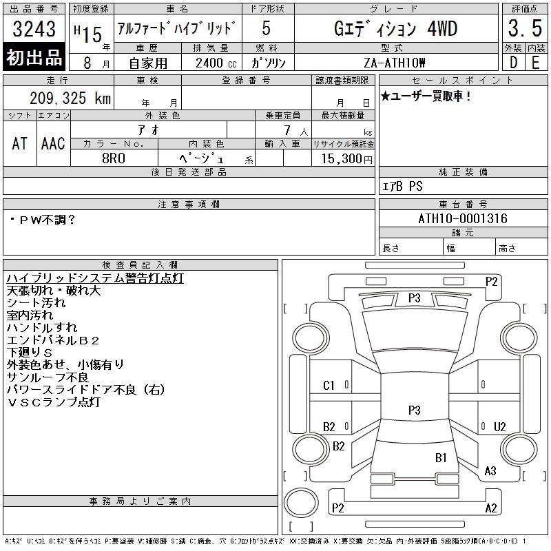 TOYOTA ALPHARD