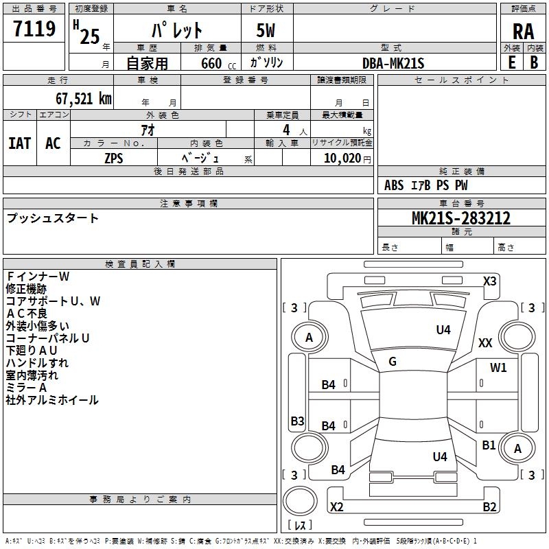 SUZUKI PALETTE