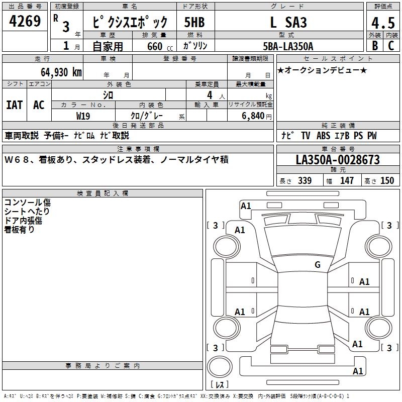 TOYOTA PIXIS EPOCH