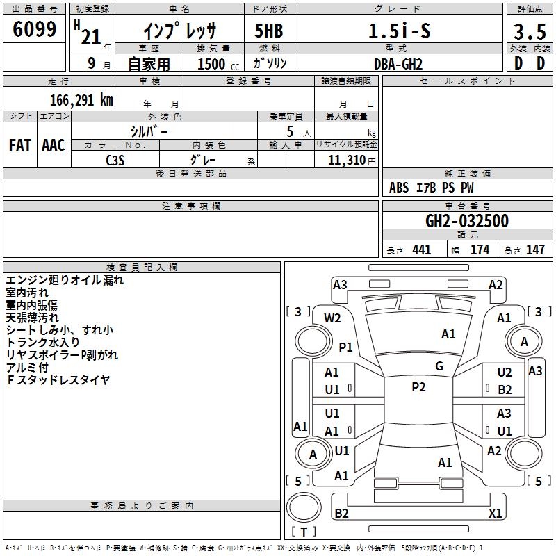 SUBARU IMPREZA