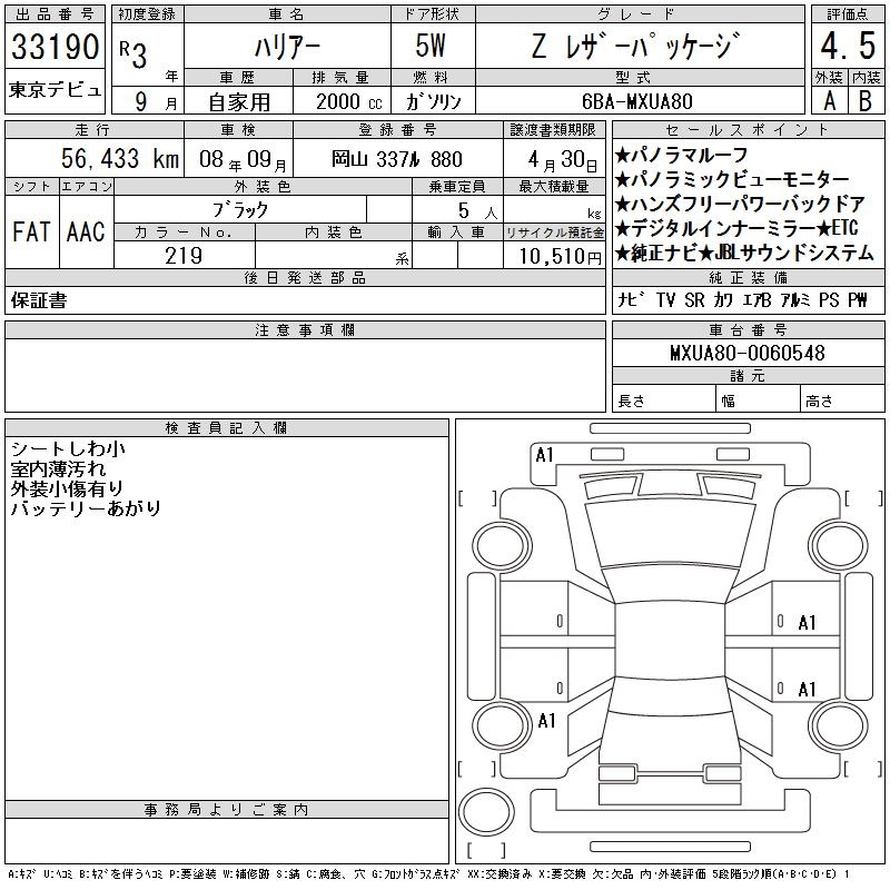 TOYOTA HARRIER