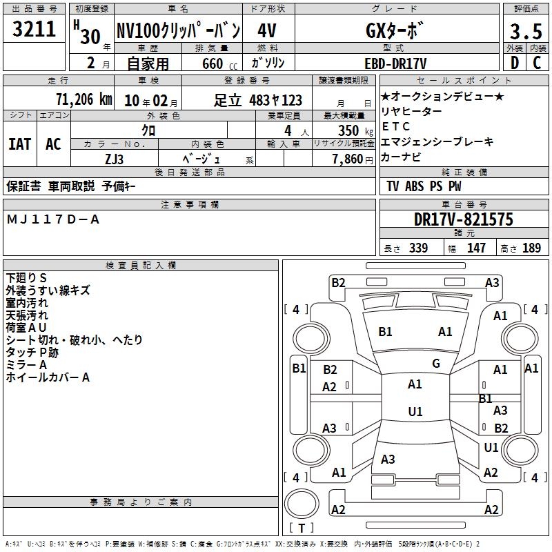 NISSAN NV100 CLIPPER