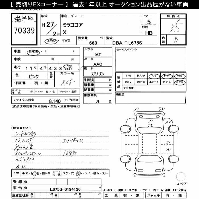 DAIHATSU MIRA COCOA