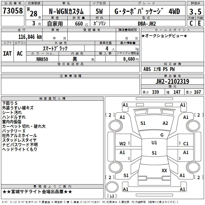 HONDA N-WGN