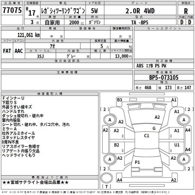 SUBARU LEGACY