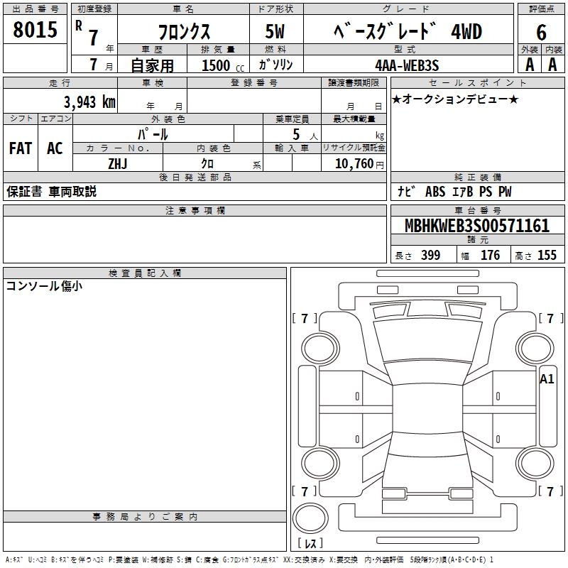 SUZUKI FRONX