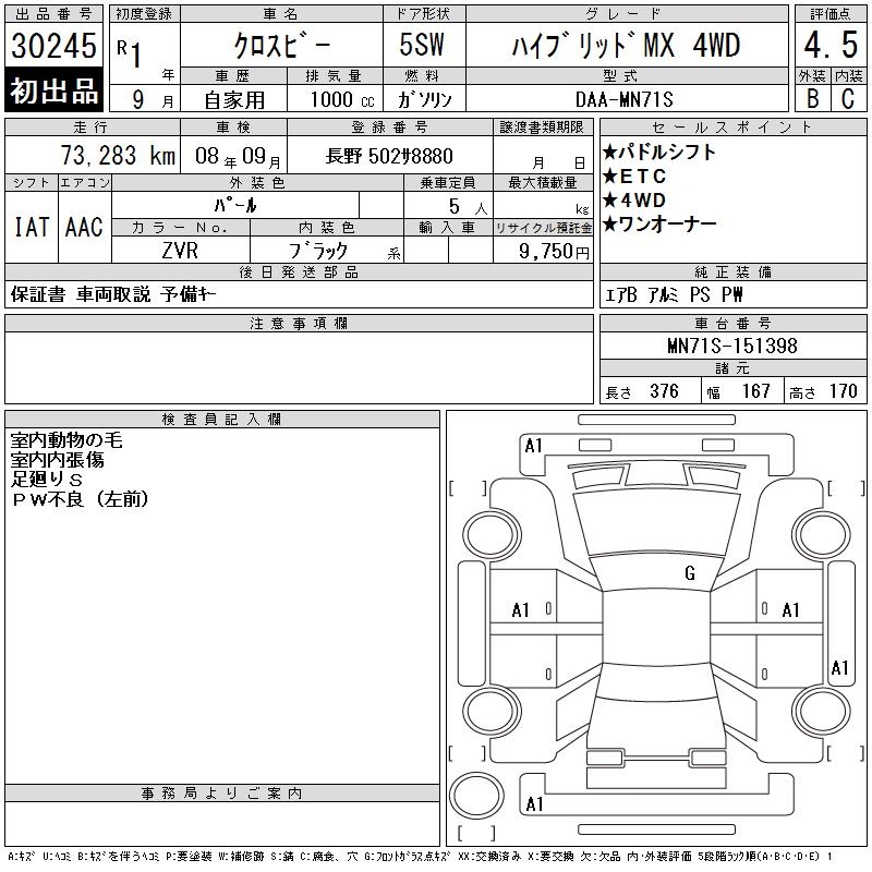 SUZUKI XBEE