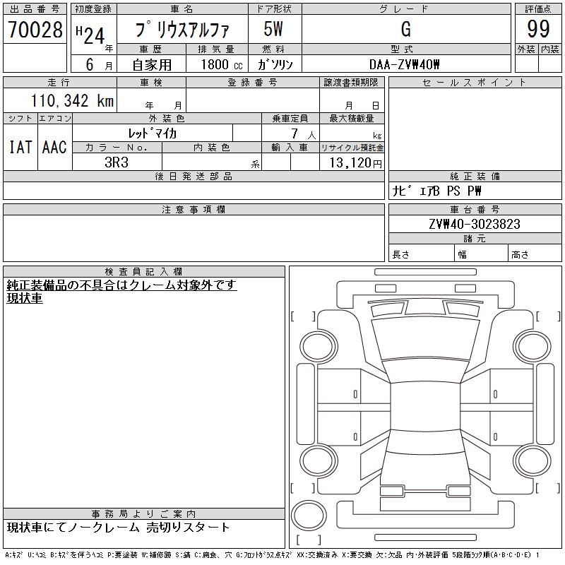 TOYOTA PRIUS ALPHA