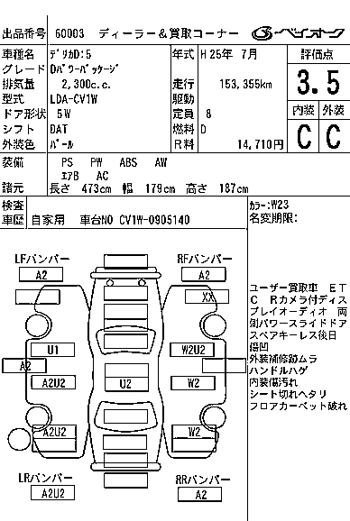 MITSUBISHI DELICA D:5