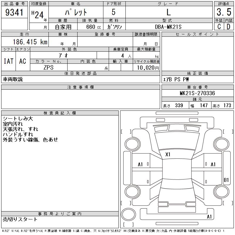 SUZUKI PALETTE