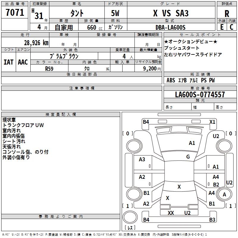 DAIHATSU TANTO