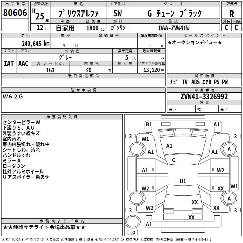 TOYOTA PRIUS ALPHA
