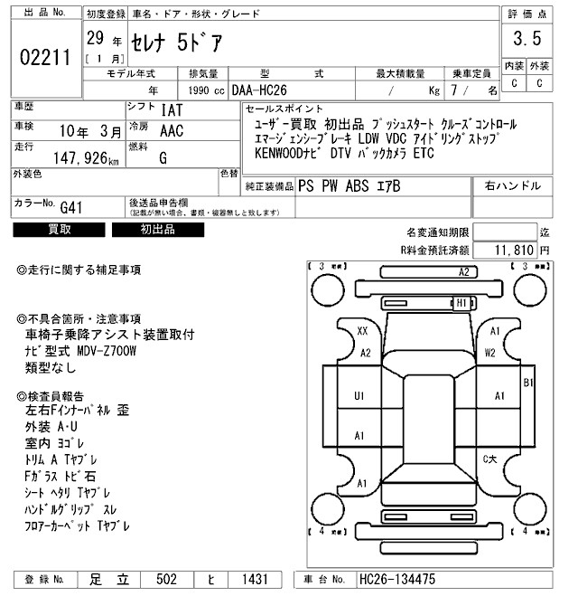 NISSAN SERENA