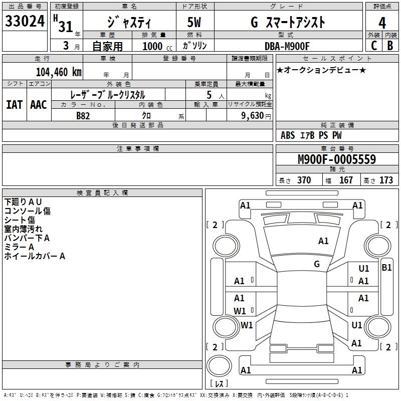 SUBARU JUSTY