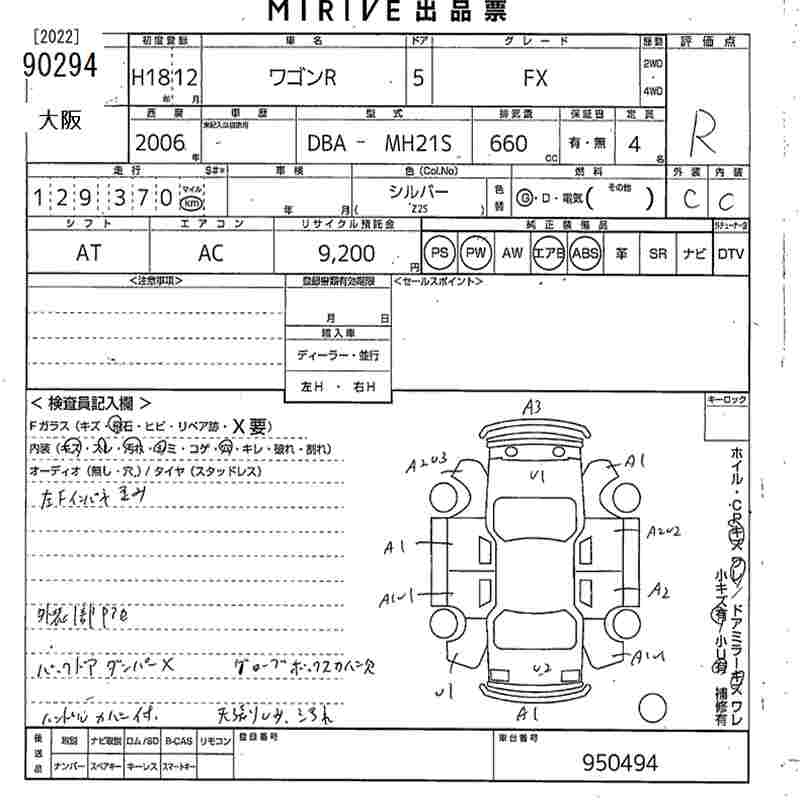 SUZUKI WAGON R