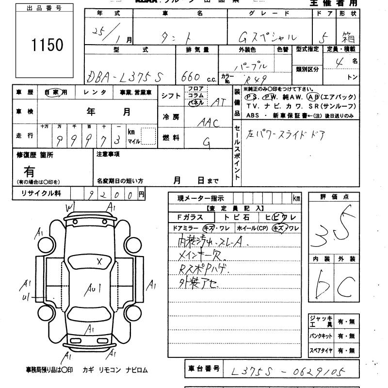 DAIHATSU TANTO
