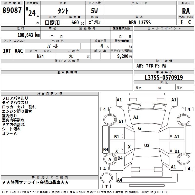 DAIHATSU TANTO