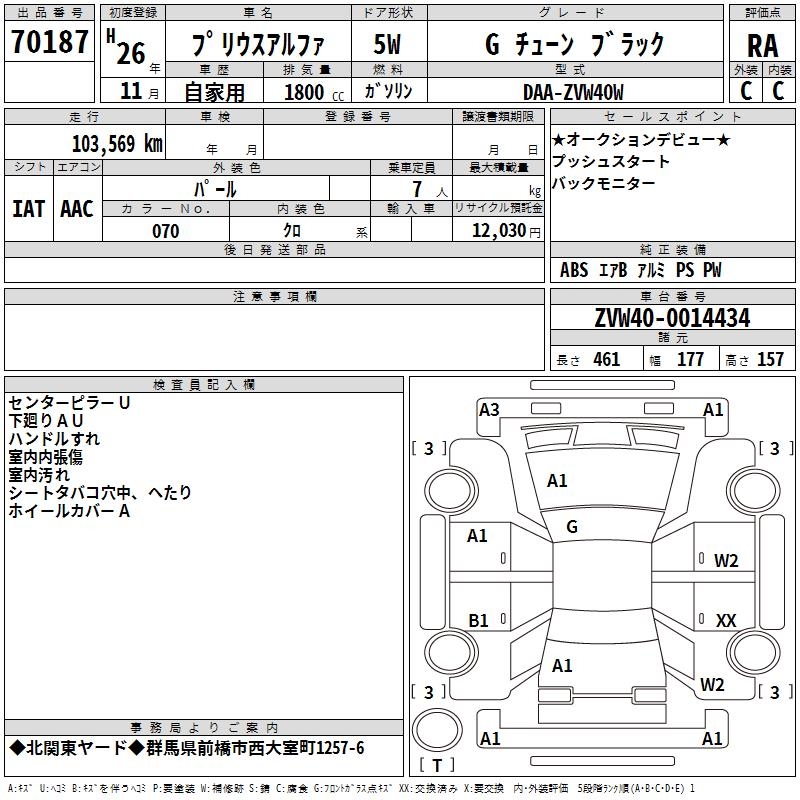 TOYOTA PRIUS ALPHA