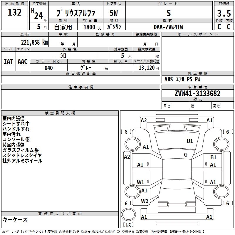 TOYOTA PRIUS ALPHA
