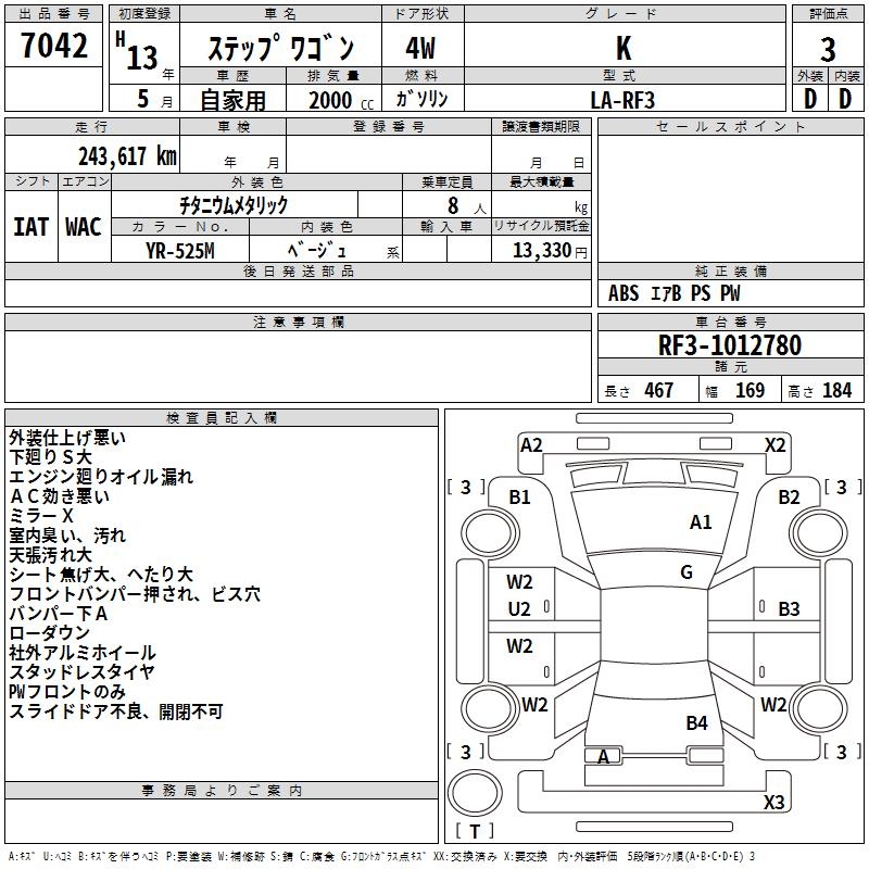 HONDA STEPWGN