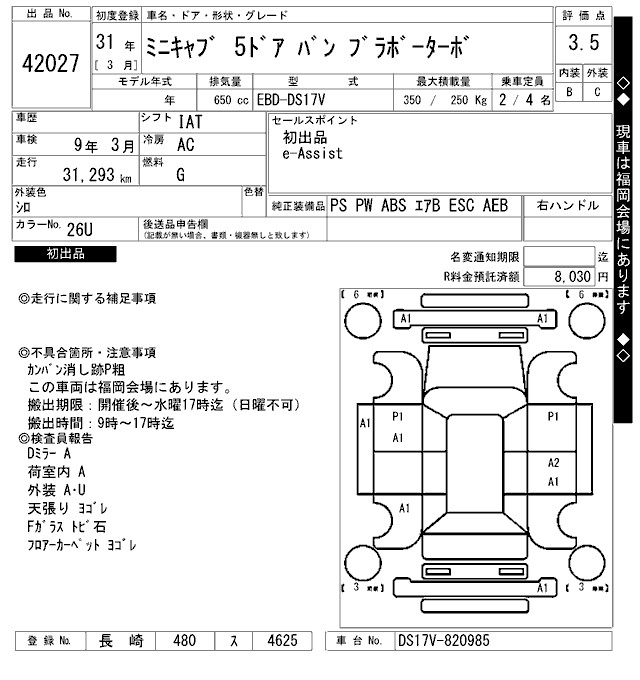 MITSUBISHI MINICAB