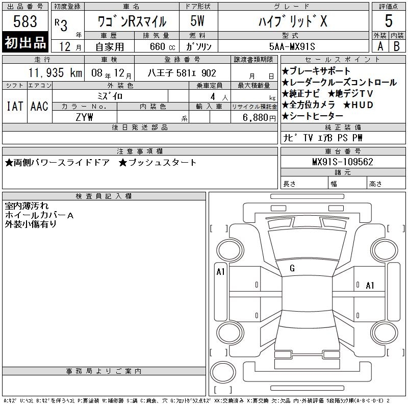 SUZUKI WAGON R SMILE