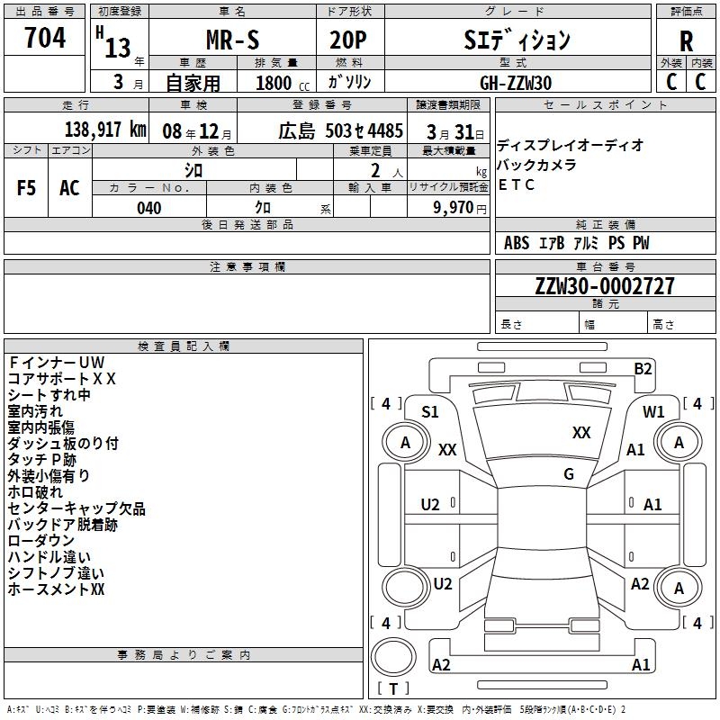 TOYOTA MR-S