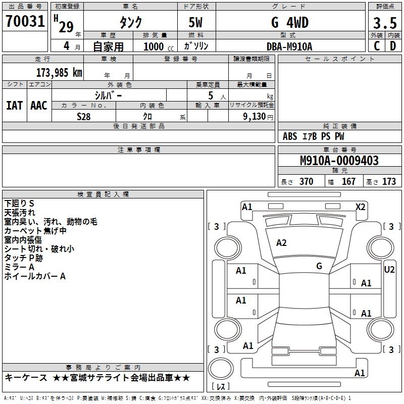 TOYOTA TANK