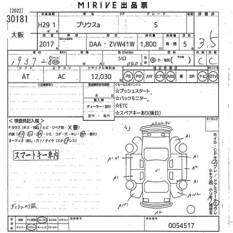 TOYOTA PRIUS ALPHA