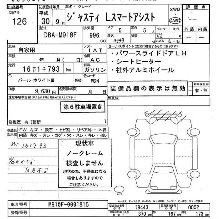SUBARU JUSTY