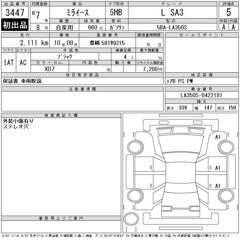DAIHATSU MIRA E:S
