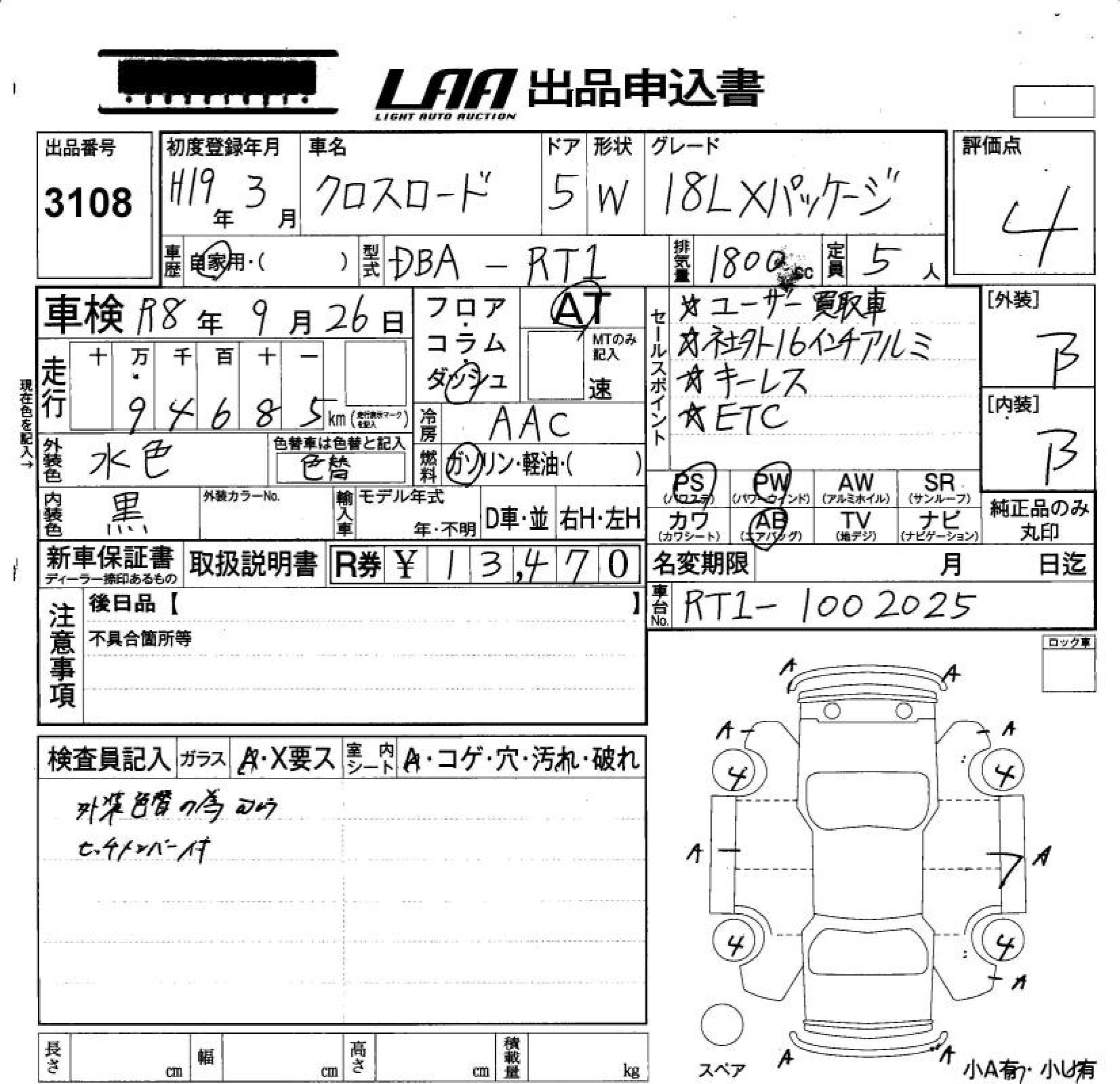 HONDA CROSSROAD