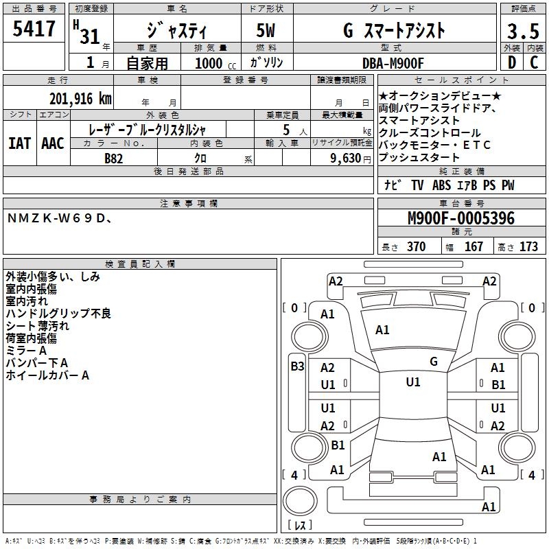 SUBARU JUSTY