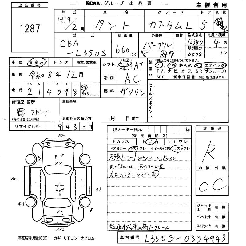 DAIHATSU TANTO