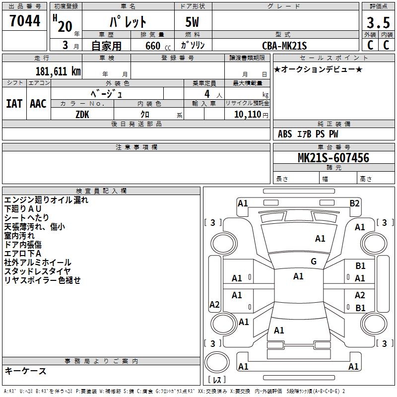 SUZUKI PALETTE