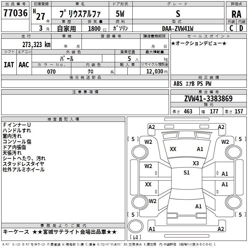 TOYOTA PRIUS ALPHA