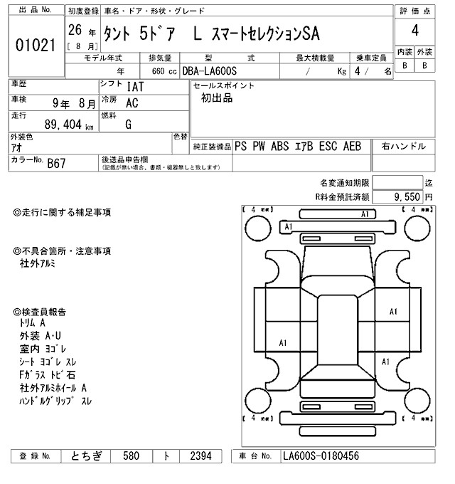 DAIHATSU TANTO