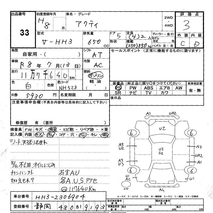 HONDA ACTY