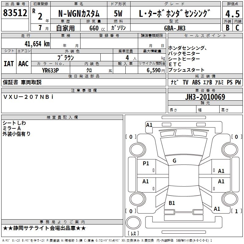 HONDA N-WGN