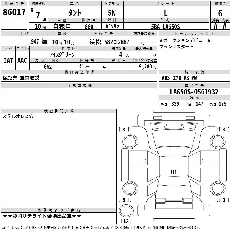 DAIHATSU TANTO