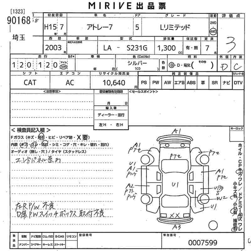 DAIHATSU ATRAI7