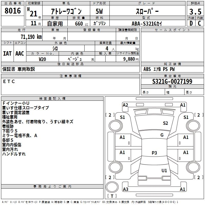 DAIHATSU ATRAI