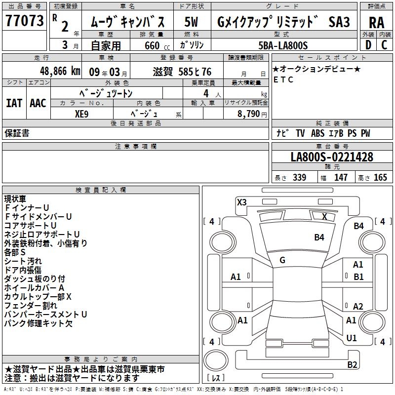 DAIHATSU MOVE CANBUS