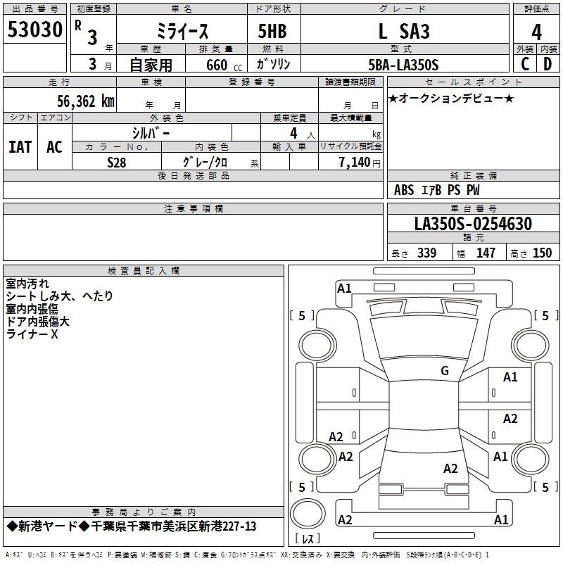 DAIHATSU MIRA E:S