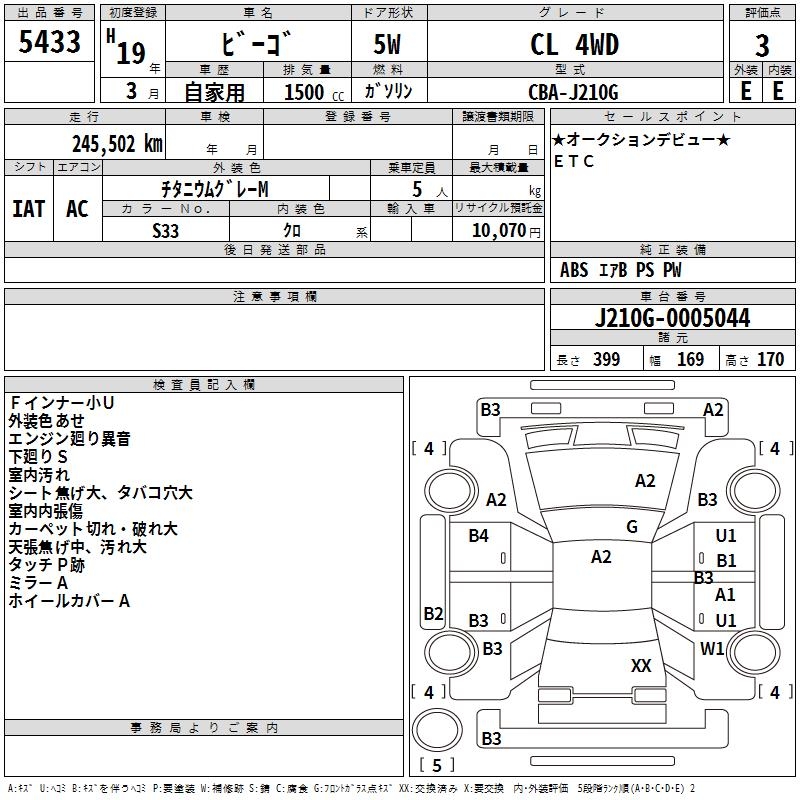 DAIHATSU BE-GO
