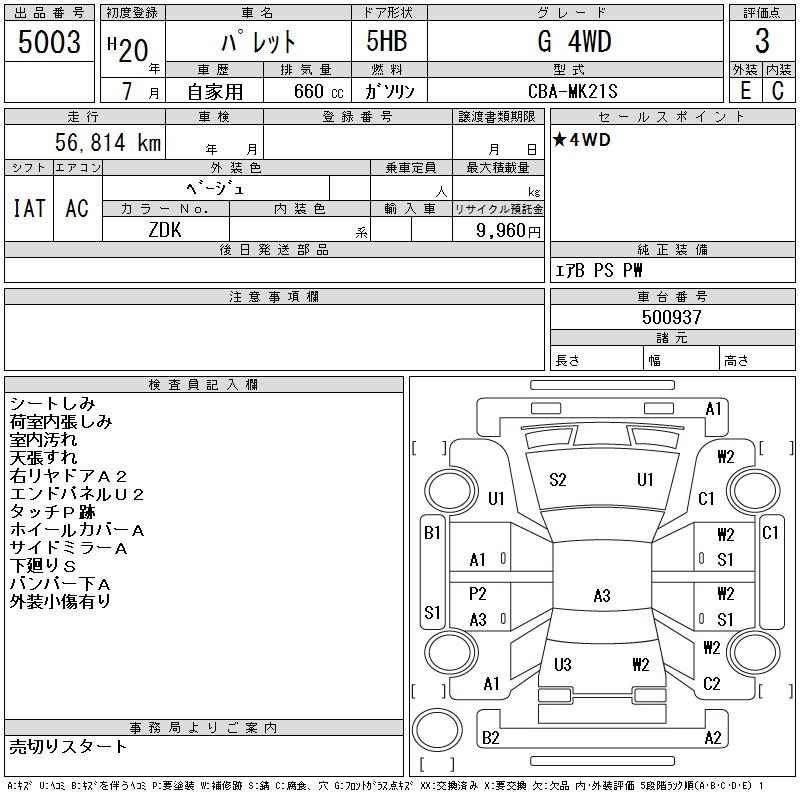 SUZUKI PALETTE