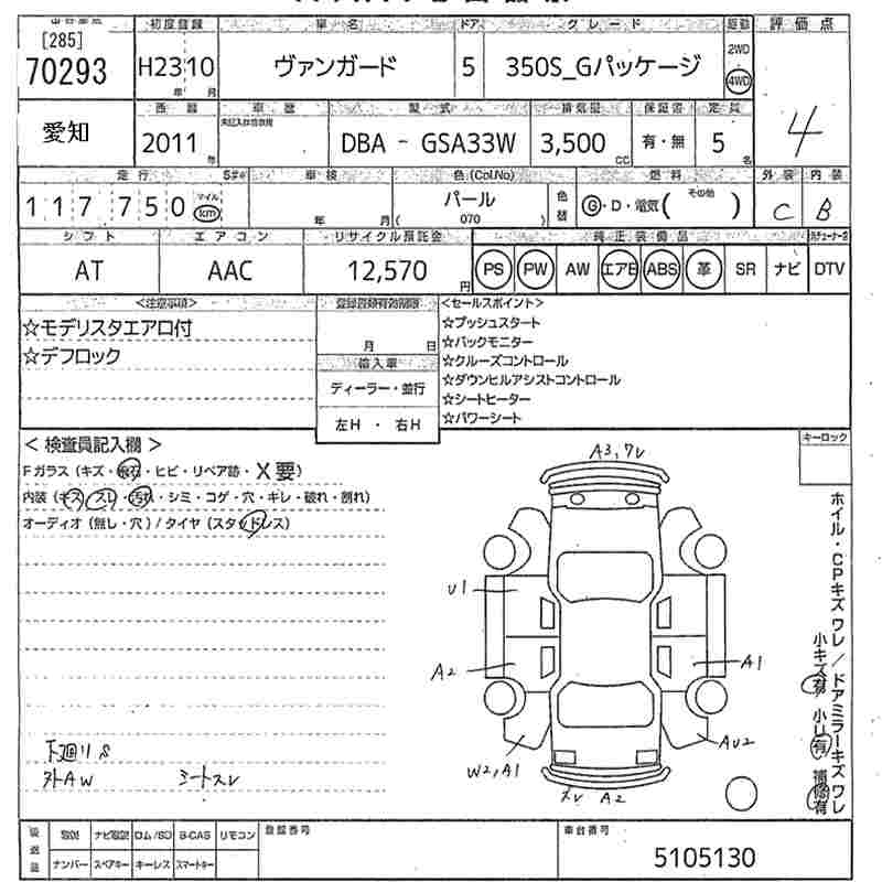 TOYOTA VANGUARD